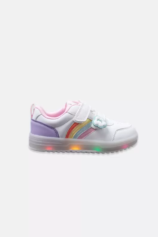 Tenis casuales para niña con luz LED