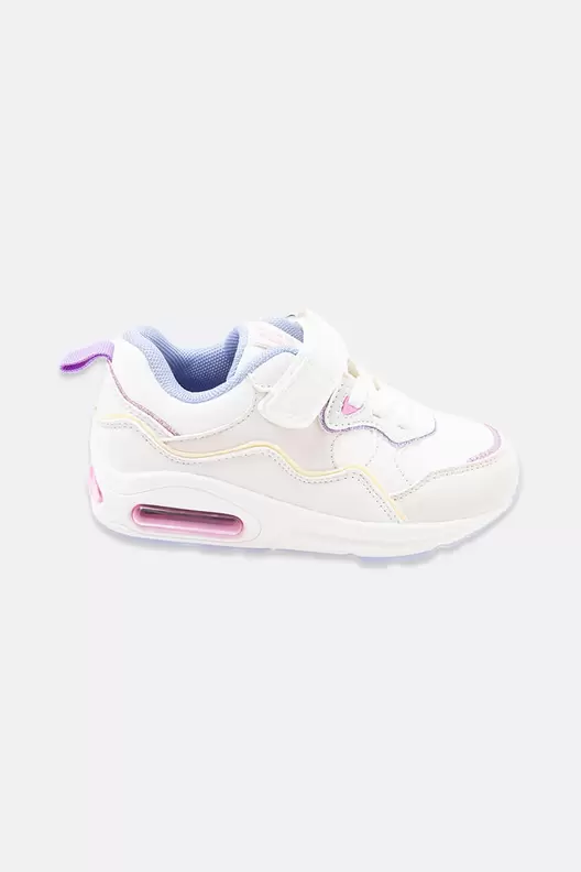 Tenis deportivos para niña con correa en velcro