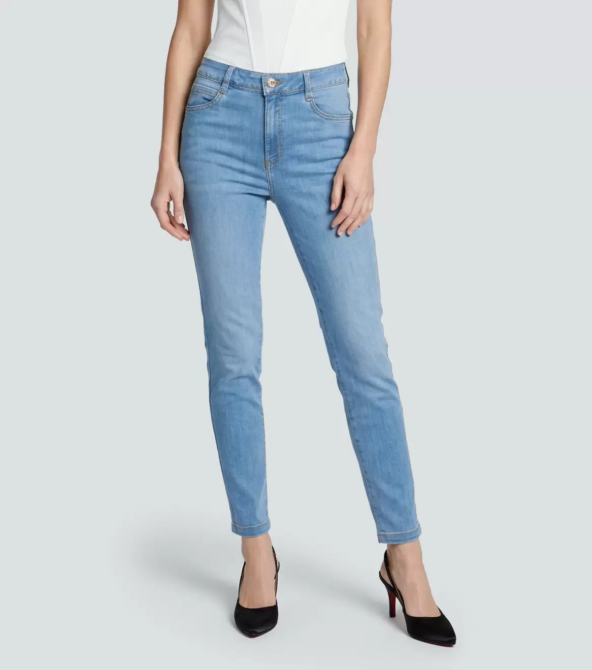 Barcelona Jean Para Mujer Pull Up Sin Bolsillos Barcelona Derek