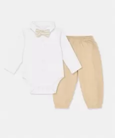Conjunto Body y Pantalón Para Recién Nacido