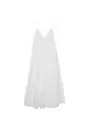 Vestido largo fluido escote espalda