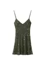 Vestido corto brillos