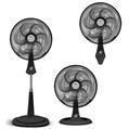 Ventilador 3 en 1 Turbo Silence Max Negro /