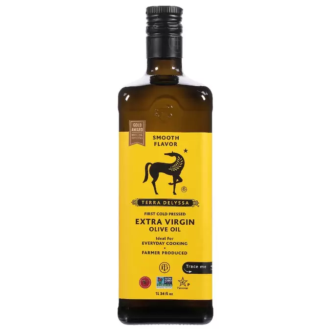 Terra Delyssa Aceite de Oliva Extra Virgen Sabor Suave 1 L / 34 oz