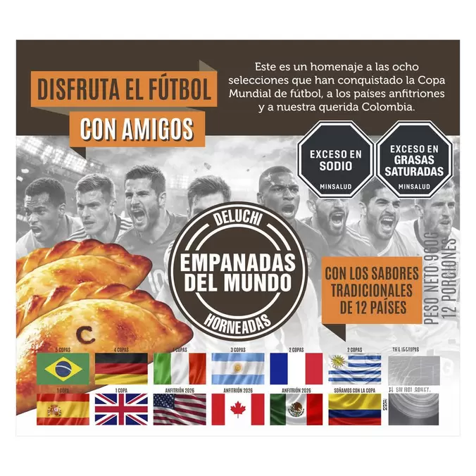 Deluchi Empanadas del Mundo 24 Unidades / 39 g / 1.37 oz