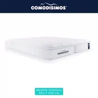 Colchón comodisimos semifirme atlántico pillow solution dúplex king