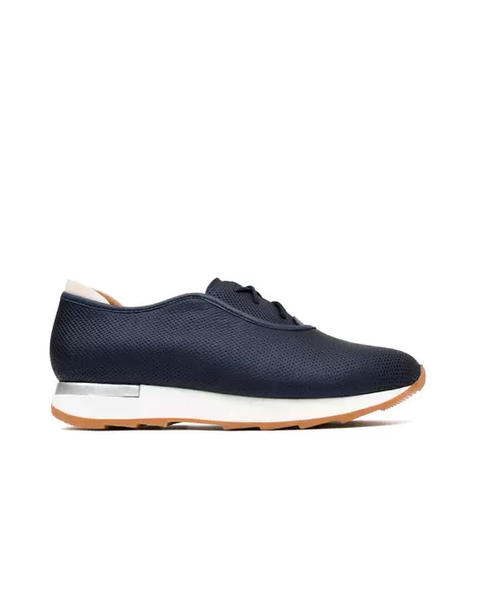 Tenis casuales de cuero texturizado para mujer REF LBT1153GM