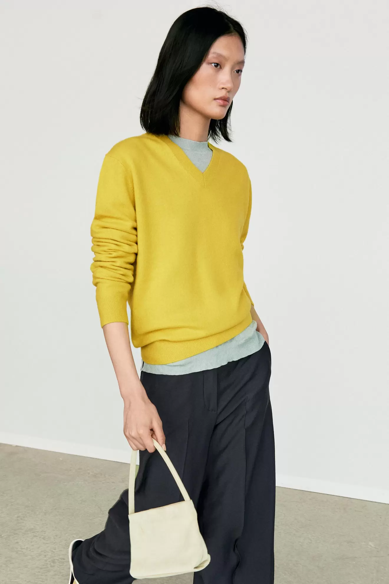 Jersey punto 100% cashmere