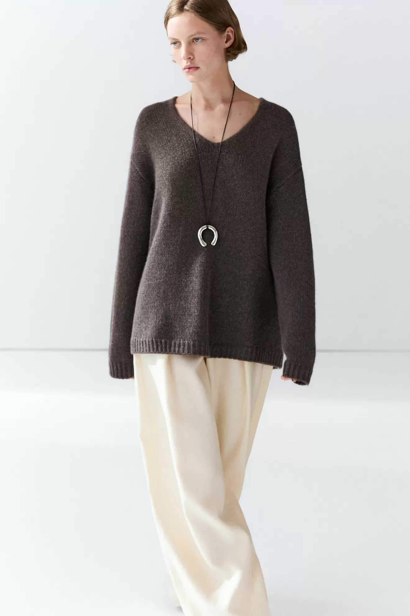 Jersey pico 100% cashmere