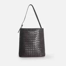 Cartera citrina de sintético para mujer - Café