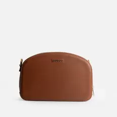 Bolso manos libres terra de cuero para mujer - Miel