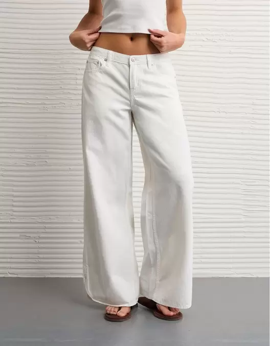 Jean Baggy estilo playero tiro bajo Ae