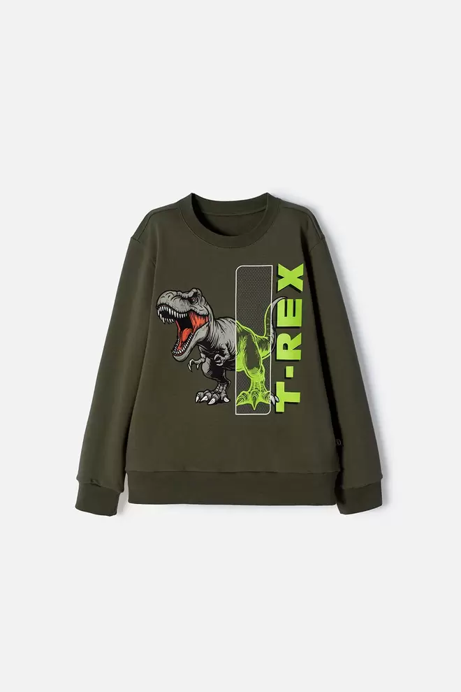 BUZO DE MIC CERRADO VERDE PARA NIÑO