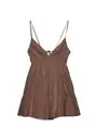 Vestido mini fluido con lazada en espalda