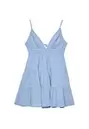 Vestido mini fluido con lazada en espalda