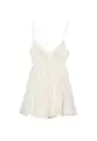 Vestido mini fluido con lazada en espalda