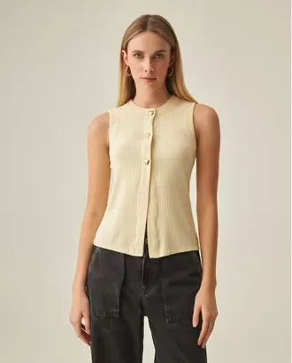 Top con Textura para Mujer