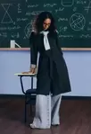 Gaban tipo trench para mujer