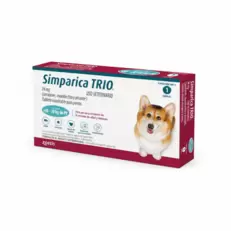 Antiparasitario Interno y Externo para perroSimparica Trio 10 Kg - 20 Kg 1 Tableta