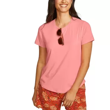 CAMISETA MUJER/ SOLARFOIL TEE MC / EDDIE BAUER