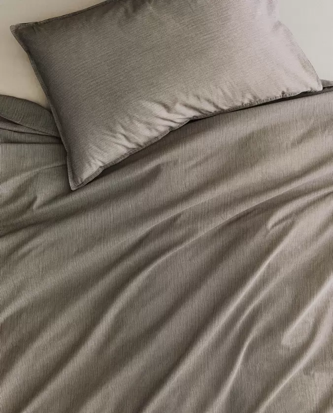 ROPA DE CAMA ALGODÓN LAVADO RAYAS