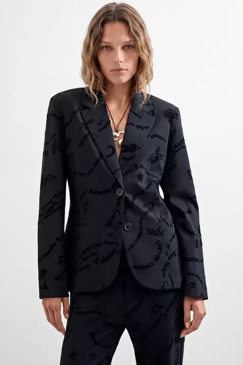 Blazer flocada