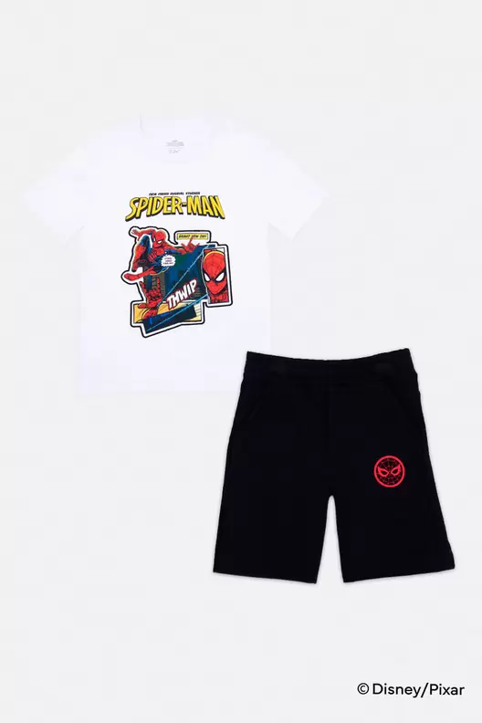 Conjunto inspirado en Spiderman para niño de 2 a 7 años