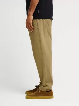 Diamond Pleated Pantalón con pinzas Beige Hombre