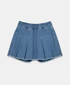 Falda Short de Tablas Para Bebé Niña