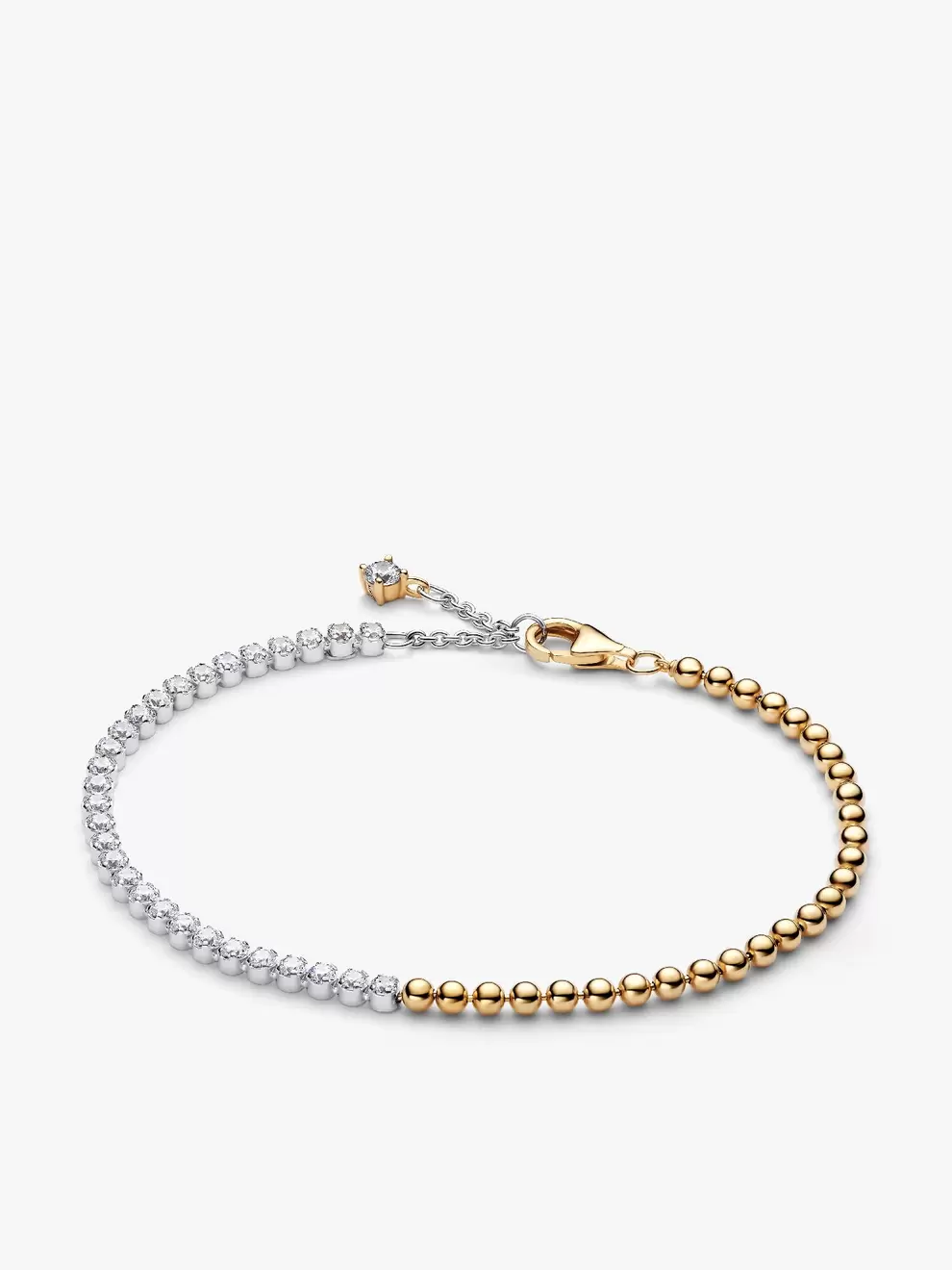 Brazalete de tenis con cuentas