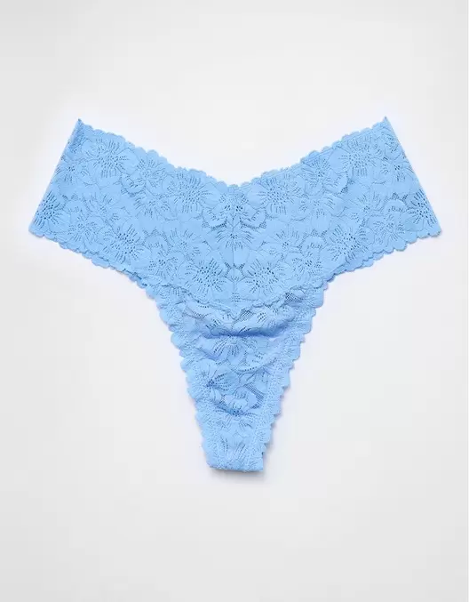 Thong Show Off Rosey en encaje By Aerie