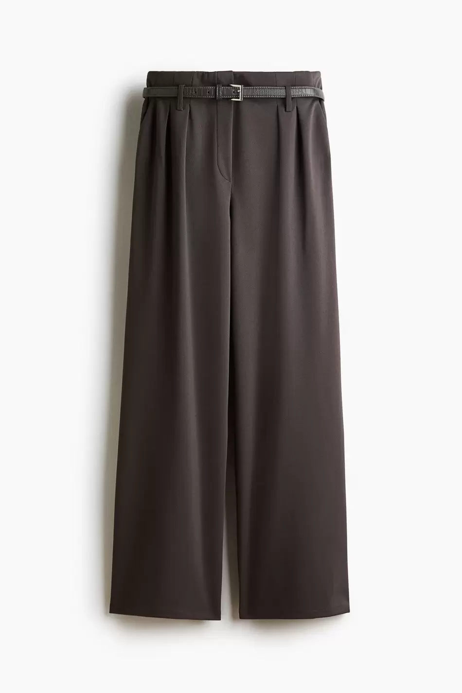 Pantalón ancho con cinturón