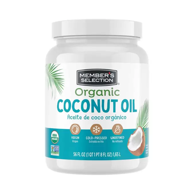 Member's Selection Aceite de Coco Virgen Orgánico 1.65 L / 56 oz