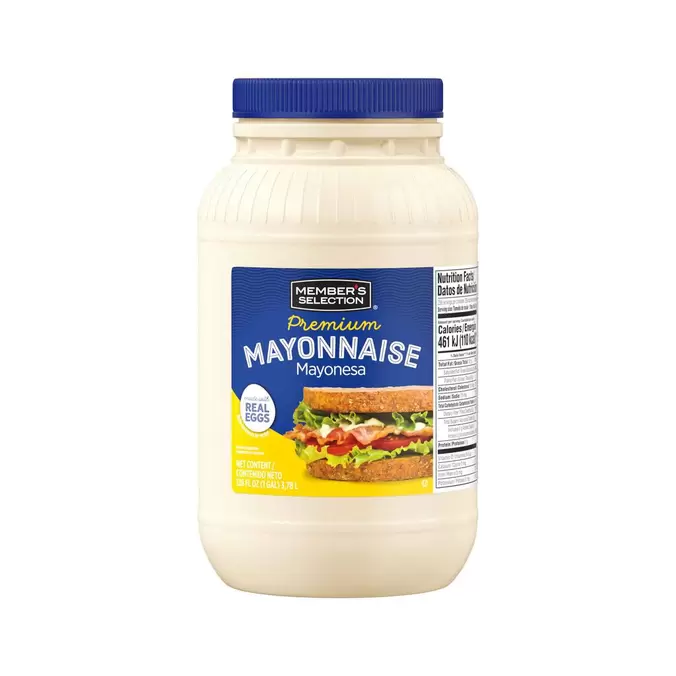 Member's Selection Mayonesa Cremosa con Sabor Natural 3.78 L / 128 oz