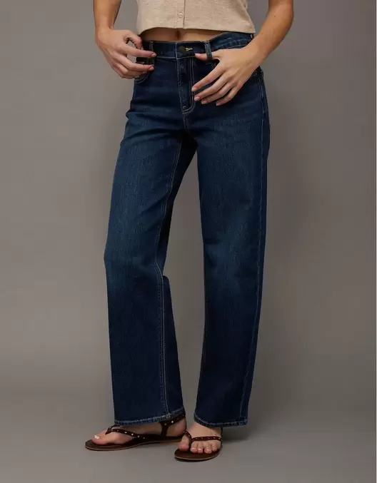 Jeans Stovepipe de talle alto de AE