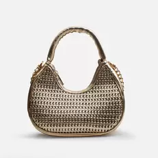 Bolso manos libres noxia de sintético para mujer - Oro