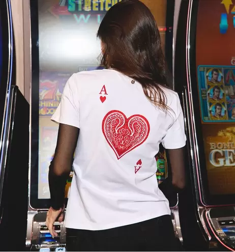 Camiseta manga corta estampada