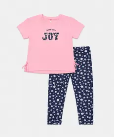 Conjunto Leggings Y Camiseta Para Bebé Niña