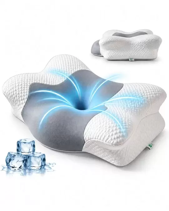 Almohada Cervical Ergonómica Ortopédica para Cuello y Hombros
