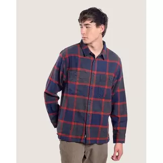 Camisa Larkspur Plaid Flannel