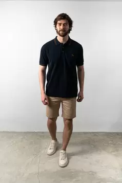Polo Fashion Navy - Tejido