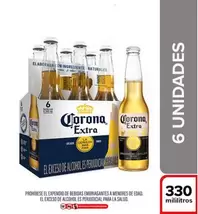 Cerveza CORONA botella lager six pack (1980 ml)