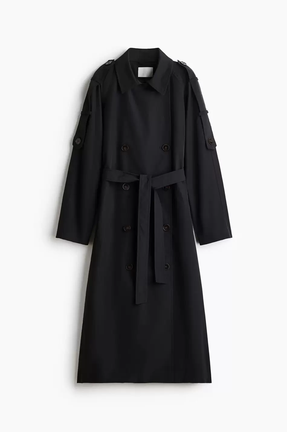 Gabardina de doble botonadura