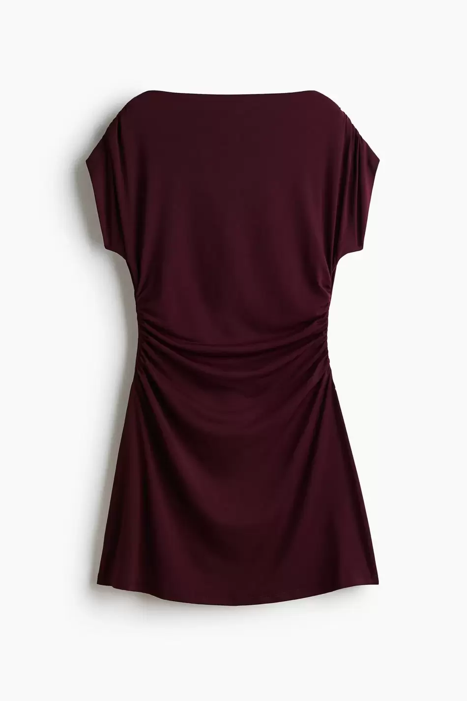 Vestido drapeado en punto