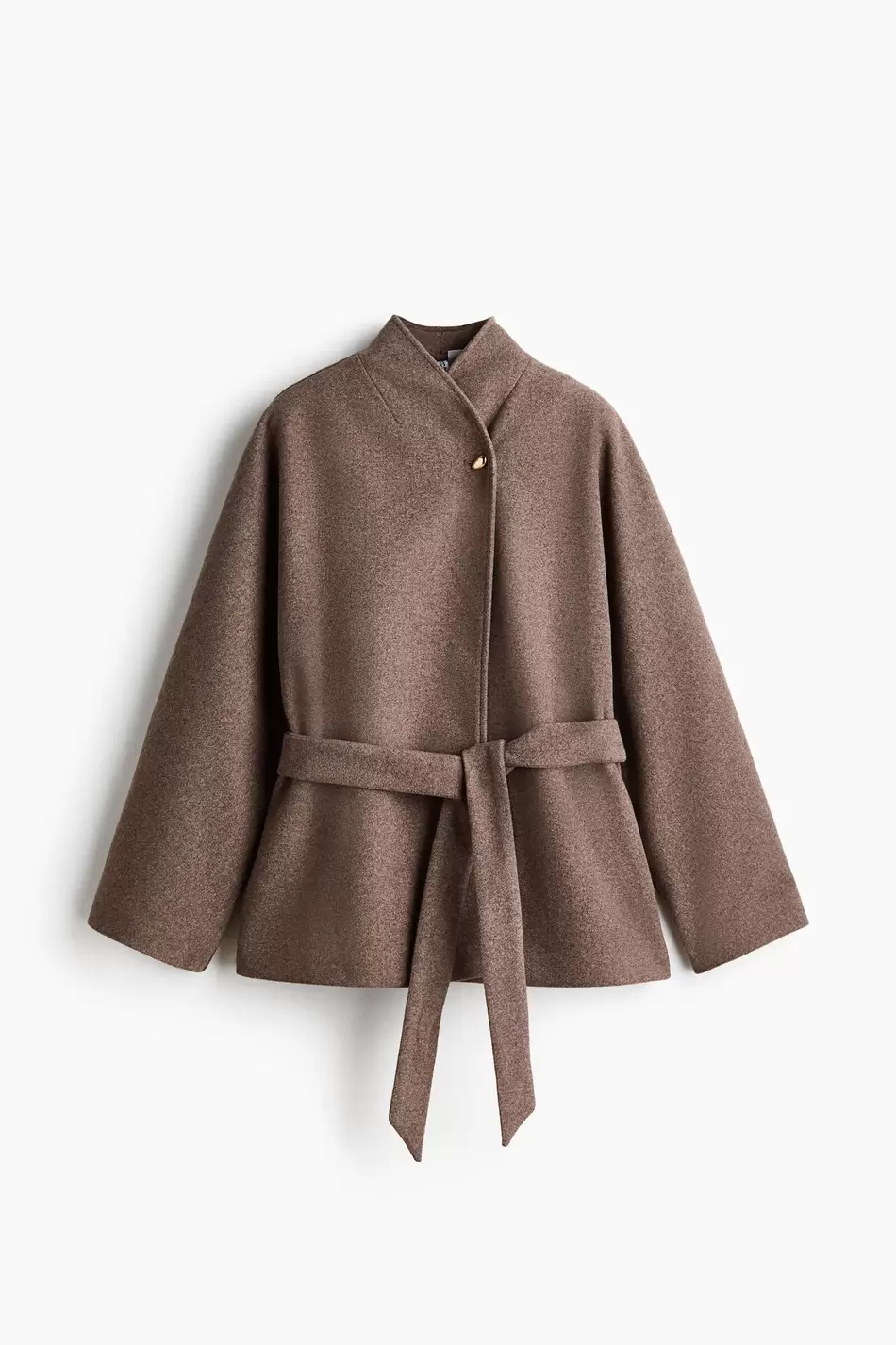 Abrigo oversize de fieltro