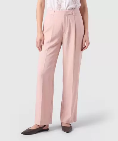 Pantalón Chino De Talle Alto Para Mujer