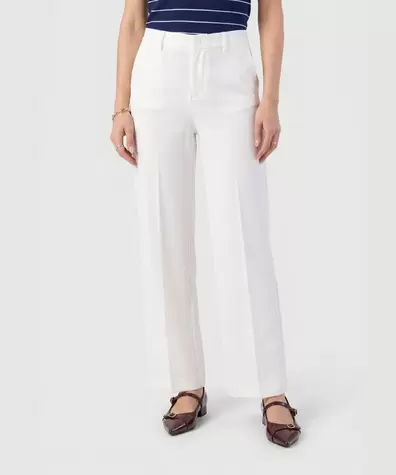 Pantalón De Bota Recta Para Mujer