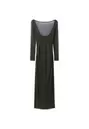 Vestido midi espalda descubierta