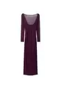 Vestido midi espalda descubierta