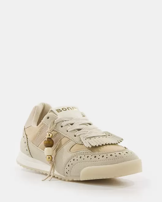 Sneaker Retro Mujer Bona - BEIGE